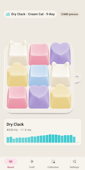 Keyclack: Keycap Typing ASMR Screenshot 0