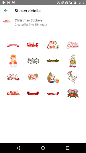 Christmas Stickers - WAStickerApps Screenshot 1