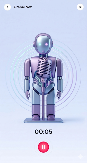 Robot Voice Changer: Live Mic Screenshot 1