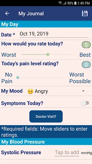 Kidney Cancer Manager Screenshot 2