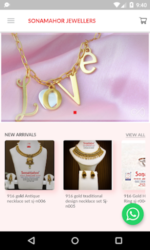 Sonamahor Jewellers - Gold Jewellery Showroom App Screenshot 0
