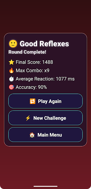Signal Reaction Master Screenshot 0