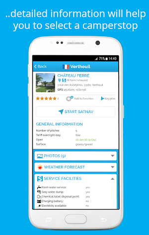 Camperstop - Motorhome stopovers in Europe Screenshot 3