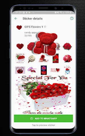 Animated Flowers For Whatsapp Screenshot 3