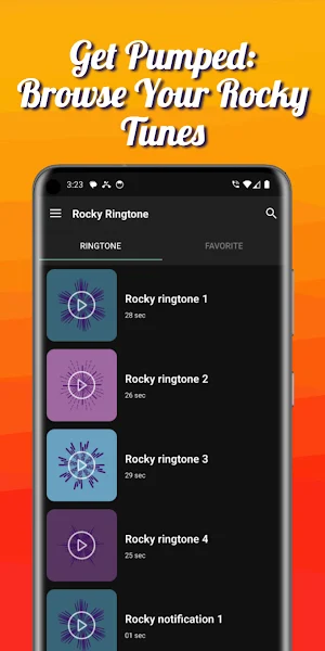 Rocky ringtone Screenshot 1