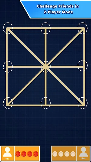 Four Men's Morris Screenshot 0