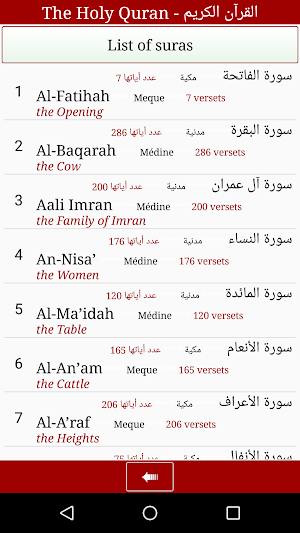 The Holy Quran Screenshot 0