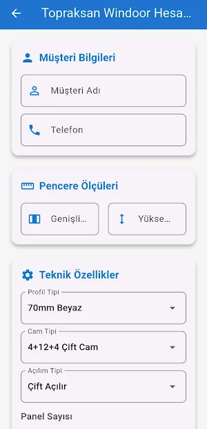 Topraksan Windoor Screenshot 1