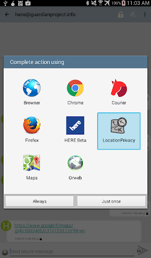 Location Privacy - BETA Screenshot 0