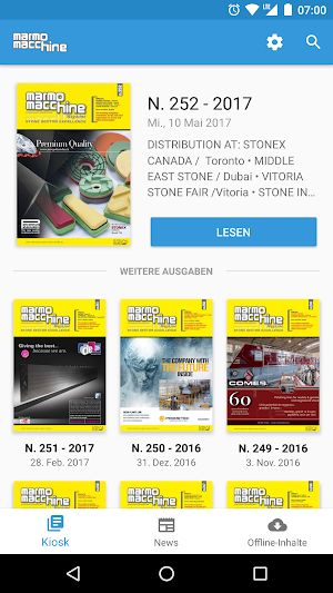 Marmomacchine Magazine Screenshot 0