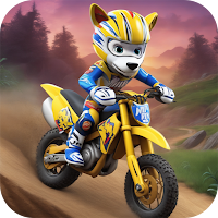 Puppies MotoCROSS PAW Race