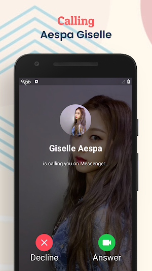 Aespa Giselle Fake Chat & VC Screenshot 2