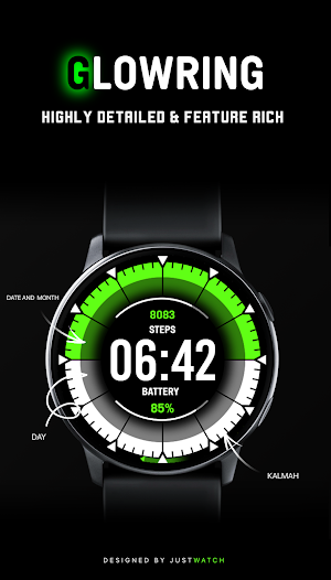 GlowRing Watchface Screenshot 3