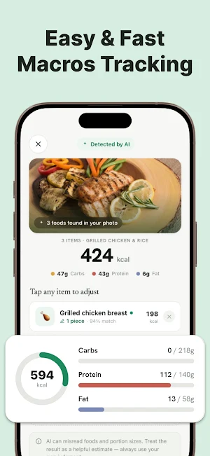 Calorie Counter - Cal Me AI Screenshot 1