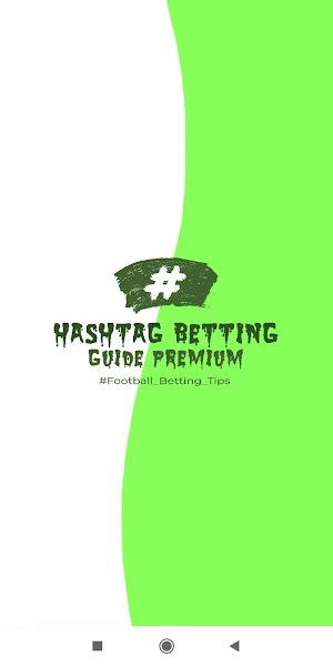 Hashtag Betting Guide Premium Screenshot 0