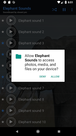 Elephant sounds ~ Sboard.pro Screenshot 1