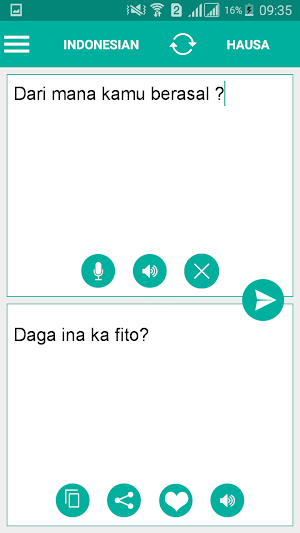 Hausa Indonesian Translator Screenshot 1
