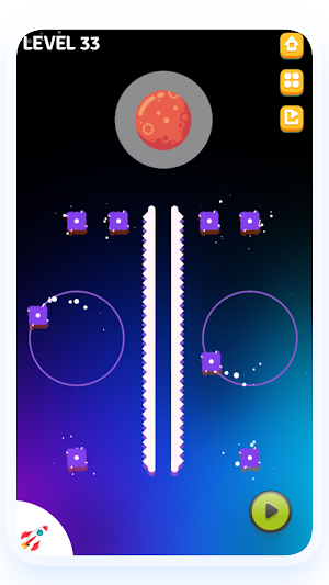 Draw Rocket Route: Puzzle Game Screenshot 1
