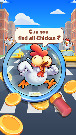 Find Chicken Rage - Spot It! Screenshot 0