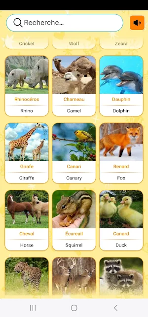 De vrais sons d'animaux Screenshot 3