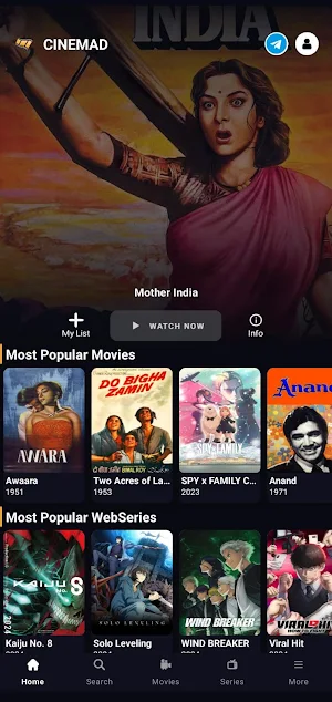 CinemadHD Screenshot 1