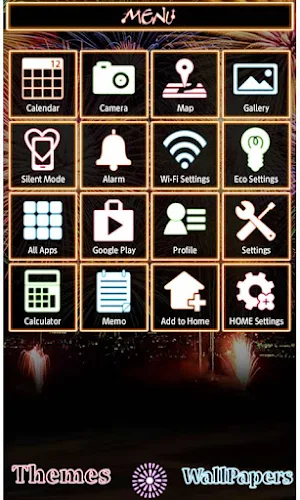 Beautiful Wallpaper Fireworks Screenshot 1