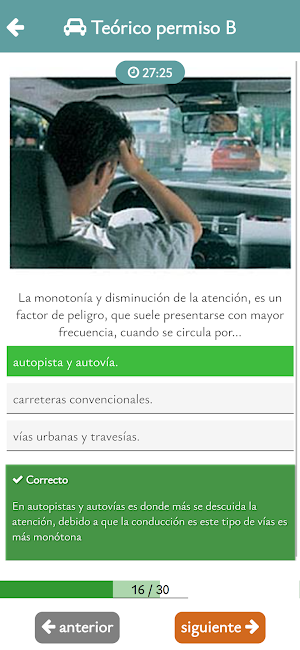 Autoescuela Permiso B Test DGT Screenshot 1