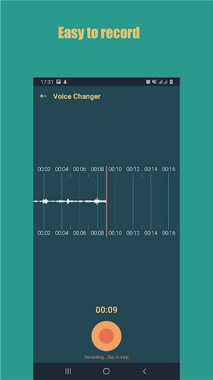 Voice changer - Voice editor Screenshot 3