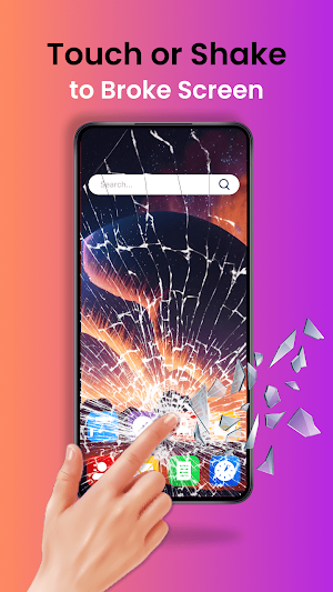 Broken Screen Wallpaper 2023 Screenshot 1