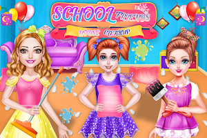 School Friends House Clean Up Screenshot 1