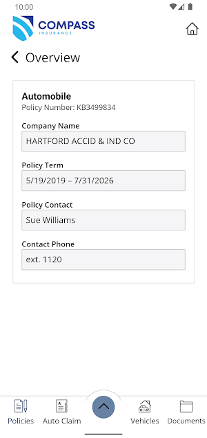 Compass Insurance Screenshot 3