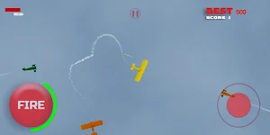 Yellow Airplane: Air Combat Screenshot 1