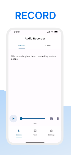 Zap Voice. Record & Transcribe Screenshot 0