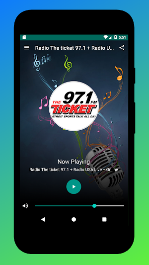 97.1 The Ticket Detroit Radio Screenshot 0