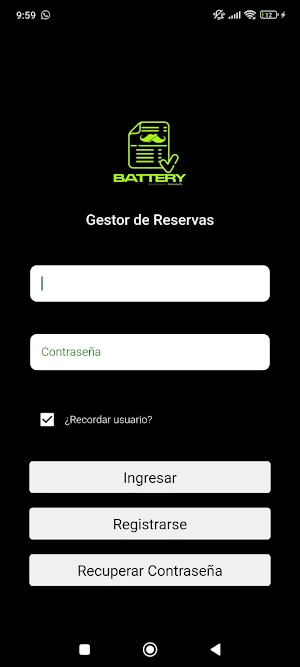 Battery Gestión Screenshot 1
