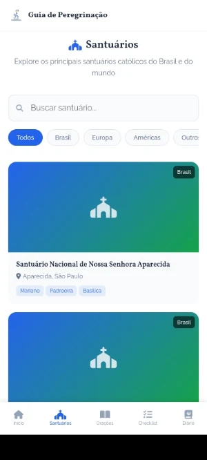 Guia de Peregrinação Screenshot 1