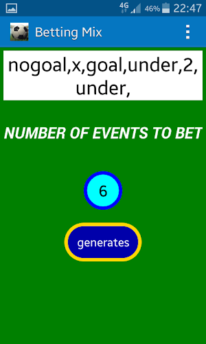 Betting Football  gold Screenshot 2