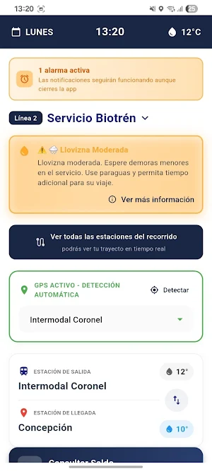 Horarios Biotrén No Oficial Screenshot 0