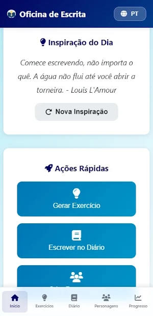 Oficina de Escrita Criativa Screenshot 1