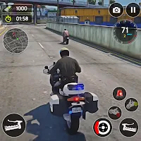 US Police Bike Rider Simulator