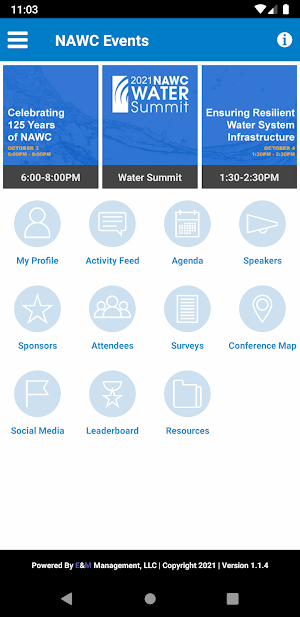NAWC Events Screenshot 2
