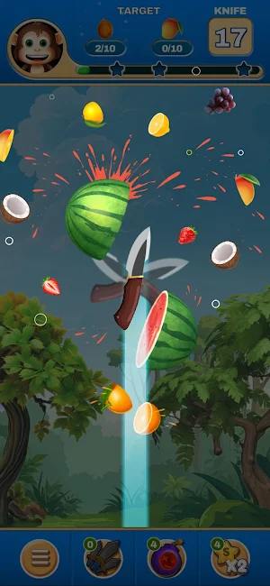 Fruit Dart - Fruit Cut Game Screenshot 2