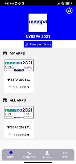 NYSSPA 2021 CME Conference Screenshot 1