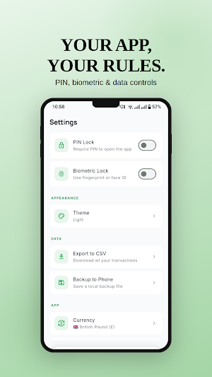 Clearfin – Budget Tracker Screenshot 3