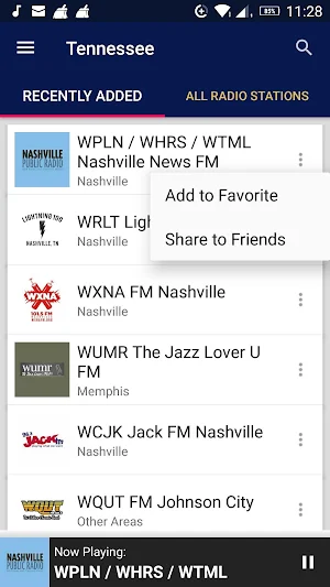 Tennessee Radio Stations - USA Screenshot 1