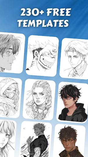 Draw Anime Characters: AR Draw Screenshot 1
