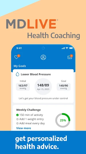 MDLIVE Health Coaching Screenshot 0