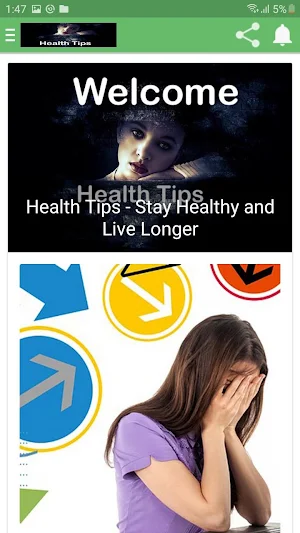 Health Tips - Stay Healthy and Live Longer Screenshot 1