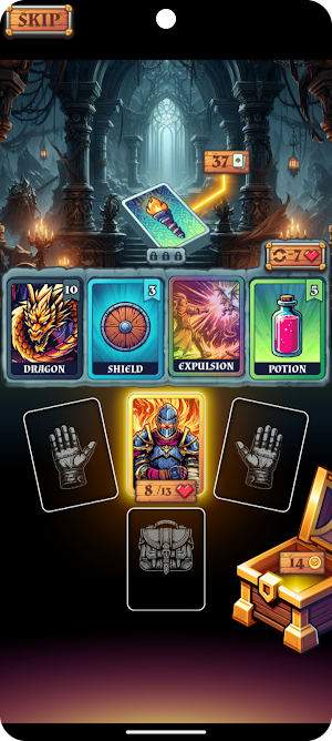 Pyrocrawl : Dungeon Deck Screenshot 1