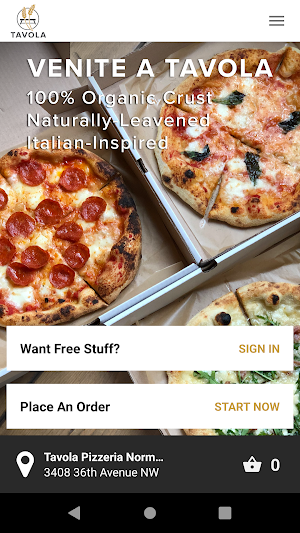 Tavola Pizzeria Screenshot 1